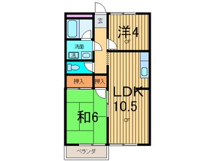 フラワ－ハイムの物件間取画像